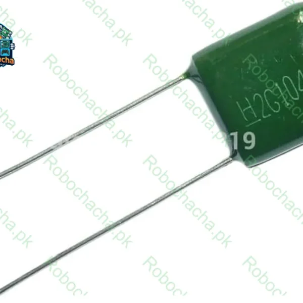 Mylar 400V 104J (0.1uF) Polyester Film Capacitor – 2A104J High Voltage Capacitor in Pakistan