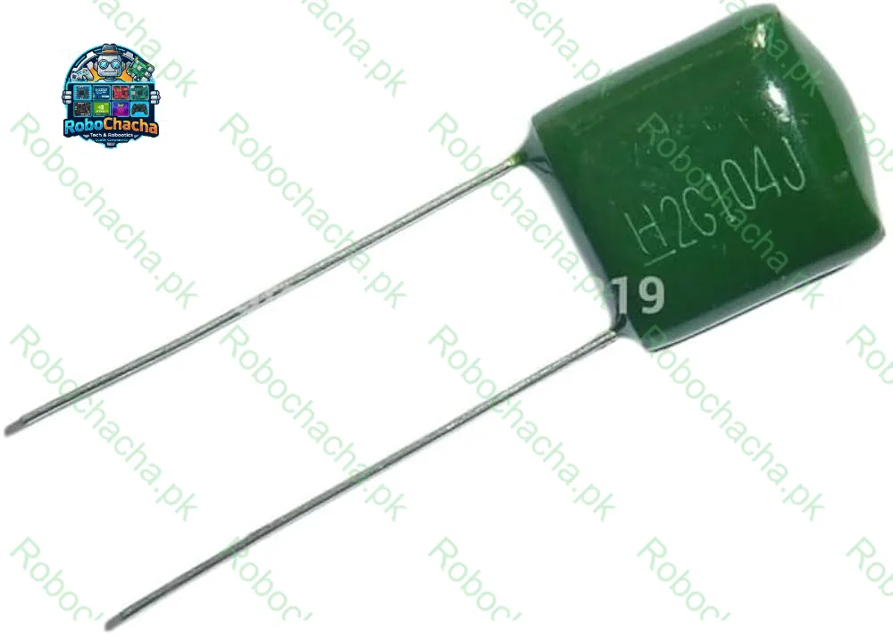 Mylar 400V 104J (0.1uF) Polyester Film Capacitor – 2A104J High Voltage Capacitor in Pakistan