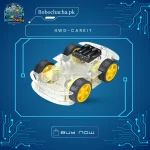 4WD Smart Robot Car KIT  DIY Kit with 12V Li-ion Battery and L298N Driver,ESP32