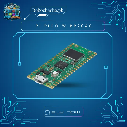RP2040 Raspberry Pi Pico W Board with 2.4G WiFi Micro Dual-Core 264KB ARM Microcomputers High-Performance Cortex-M0 Processor