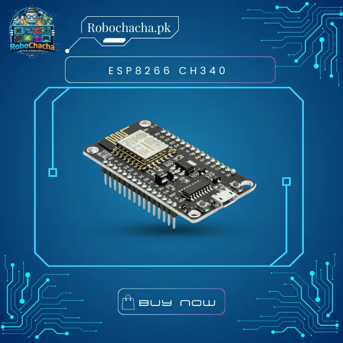 ESP8266 WiFi Development Board | CH340 USB | IoT MCU | Node MCU