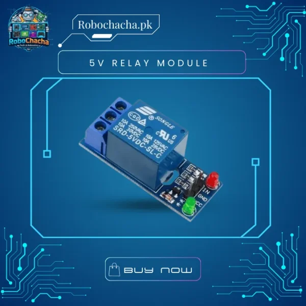 5V Relay Module 1, 2, 4, 8 Channel with Optocoupler Isolation for Arduino & ESP32 – Price in Pakistan – Robochacha Official