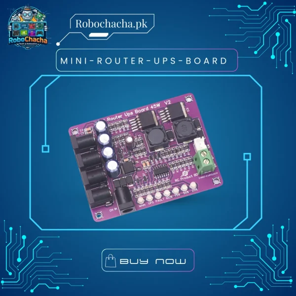 Mini Router UPS Board 40W V2.6 – 5V 9V 12V Multi-Output DC UPS Module for WiFi & ONU in Pakistan