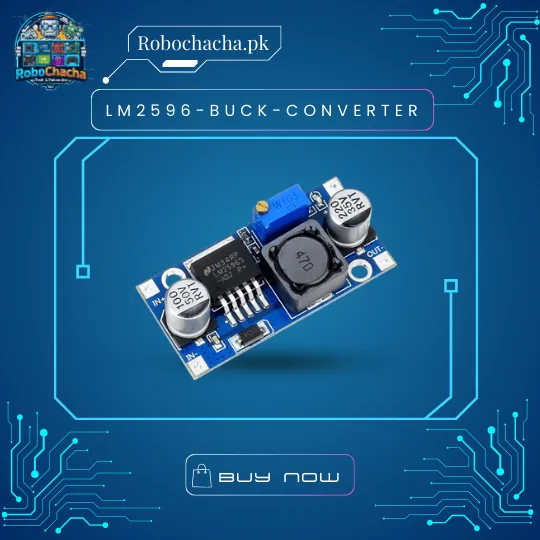 LM2596 DC-DC Step-Down Buck Converter Module 3A - Adjustable Voltage Regulator for Arduino & DIY Projects