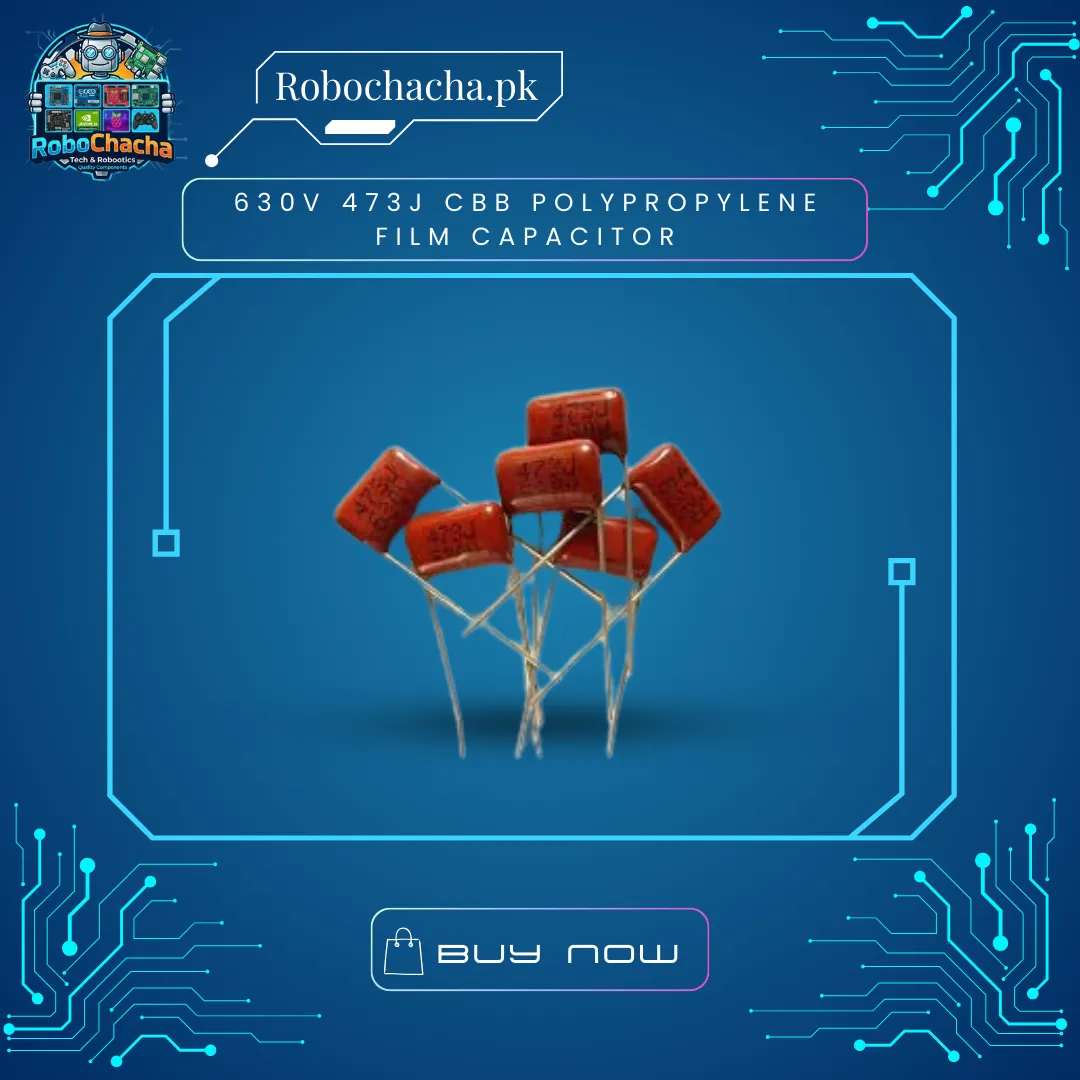 630V 473J CBB Polypropylene Film Capacitor – 0.047uF (47nF) 10mm Pitch High Voltage Capacitor in Pakistan