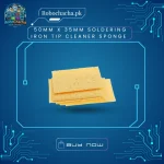 50mm x 35mm Compressed Soldering Iron Tip Cleaning Sponge for Electronics Repair and Maintenance - Robochacha Pakistan