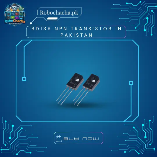 BD139 NPN Medium Power Transistor 1.5A 80V in TO-126 Package for Robotics and Audio - Robochacha Pakistan