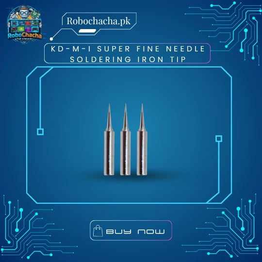 KD-M-I Super Fine Needle Soldering Iron Tip for 900M-T Series and 60W Adjustable Irons - Micro Soldering and Mobile Repair - Robochacha Pakistan