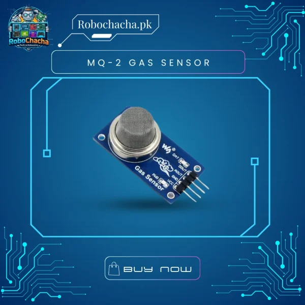 MQ2 Combustible Gas and Smoke Sensor Module with Adjustable Sensitivity for Arduino and Home Automation - Robochacha Pakistan