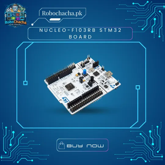 Original STM32 Nucleo-64 F103RB Development Board with Integrated ST-LINK Debugger and Arduino Headers - Robochacha Pakistan
