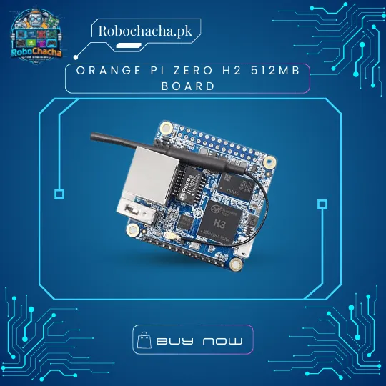 Orange Pi Zero 512MB Quad-Core Single Board Computer with Ethernet and WiFi for Linux and IoT Projects - Robochacha Pakistan