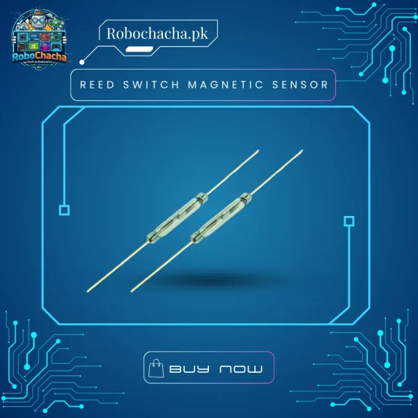 Normally Closed (NC) Magnetic Reed Switch Sensor for Door Security and Non-Contact Sensing - Robochacha Pakistan