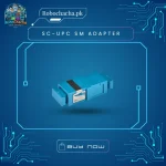 SC UPC Simplex Single Mode Fiber Optic Adapter Connector Blue Plastic Coupler - Robochacha Pakistan