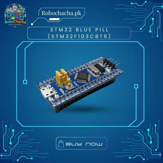 STM32F103C8T6 Blue Pill ARM Cortex-M3 32-bit Minimum System Development Board for Robotics and Education - Robochacha Pakistan