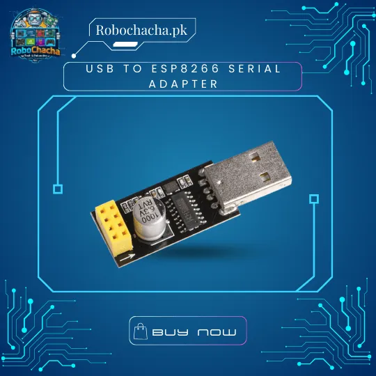 USB to ESP8266 ESP-01 Wireless WiFi Serial Adapter Module with CH340G Chip for Programming and Debugging - Robochacha Pakistan