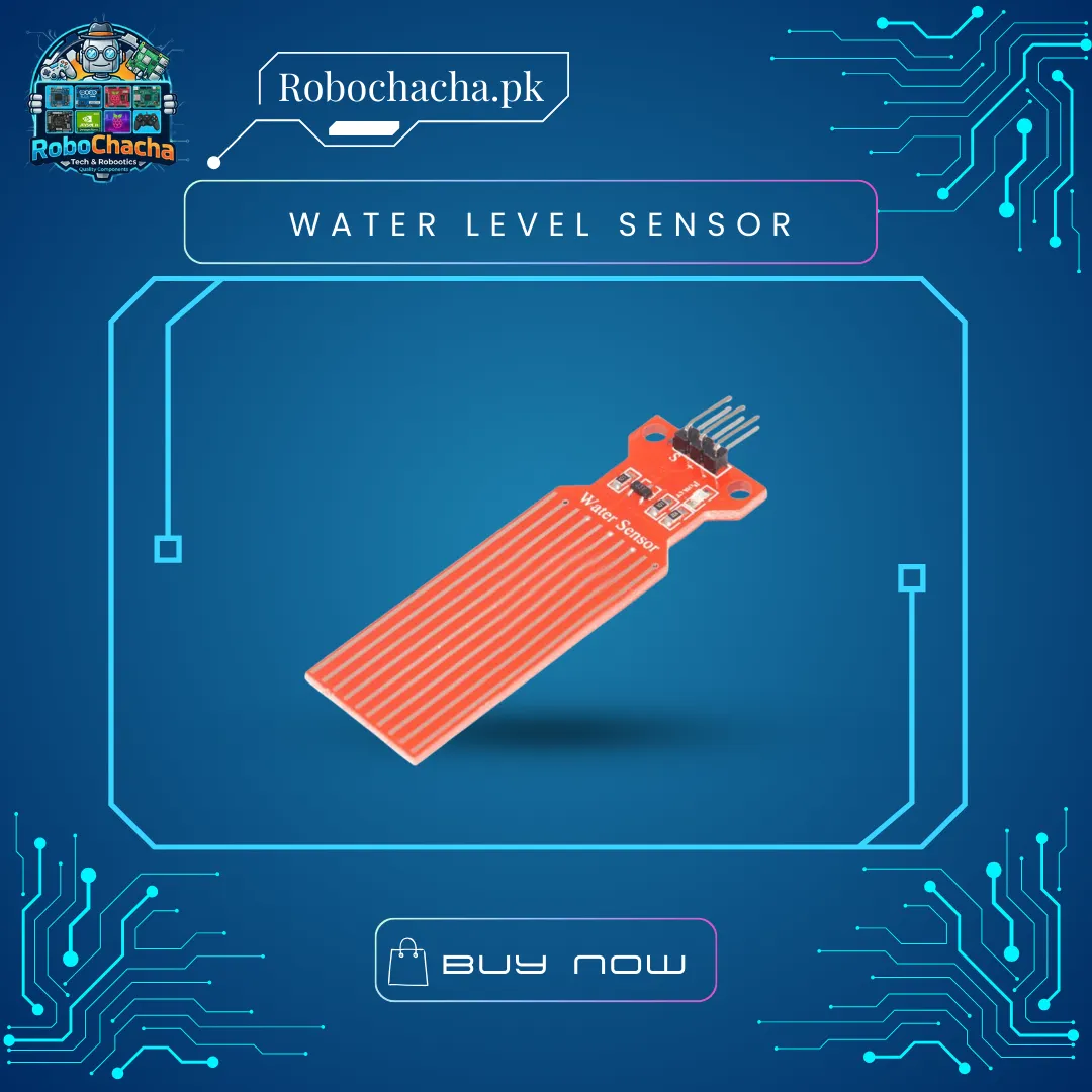 Arduino Water Level Sensor Module for Liquid Depth Measurement and Rain Detection - Robochacha Pakistan