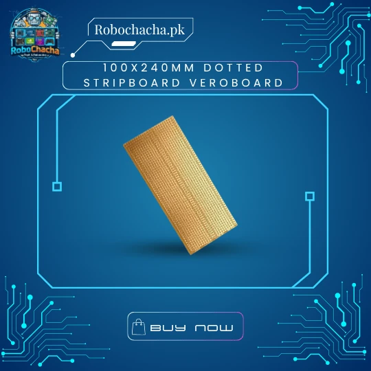 100x240mm Dotted Stripboard Veroboard 100x240mm Large Dotted Stripboard Veroboard with Copper Tracks for Electronics Prototyping
