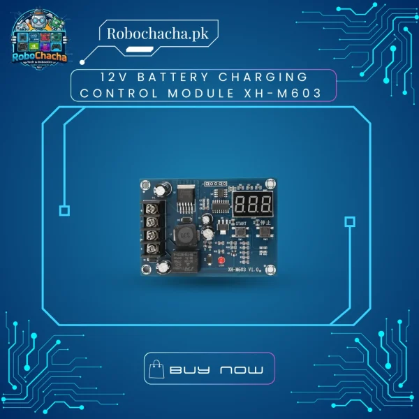 XH-M603 12V Digital Battery Charging Control Module with Auto Cut-off and Overcharge Protection