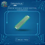 Small 2x8cm Double Sided FR-4 Fiberglass Dotted Universal Prototype PCB for Mini Electronics and Sensor Projects