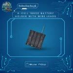 4-Slot 18650 Lithium-Ion Battery Holder for 14.8V Robotics and High-Voltage DC Projects