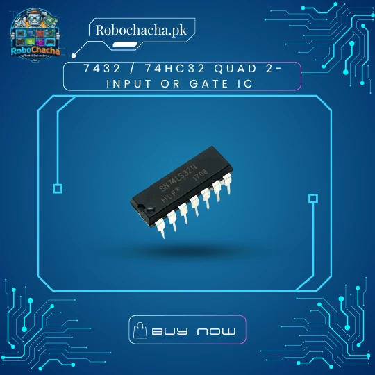 7432 / 74HC32 Quad 2-Input OR Gate Digital Logic IC DIP-14