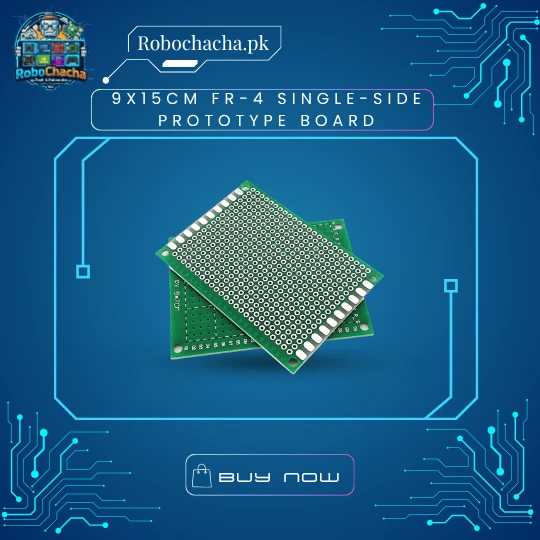 9x15cm FR-4 Single Side Prototype Board 9x15cm High-Quality FR-4 Single Sided Fiberglass Prototype Board Veroboard for Permanent Circuits