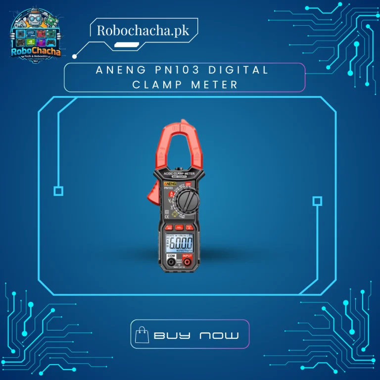ANENG PN103 6000 Counts Digital Clamp Meter for AC/DC Current, Voltage, and Temperature Testing