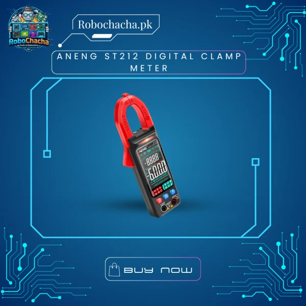 ANENG ST212 400A AC/DC Digital Clamp Meter with VA Color Display and Temperature Probe
