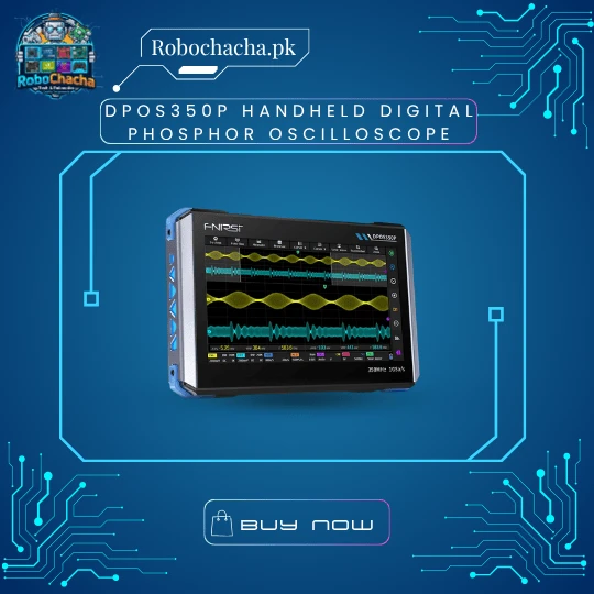 DPOS350P 50MHz Handheld Digital Phosphor Oscilloscope with 2-Channel Input and Signal Generator - Robochacha Pakistan
