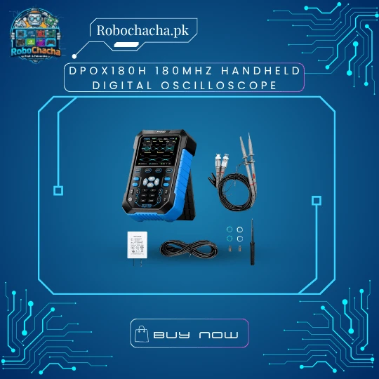 DPOX180H 180MHz Dual Channel Handheld Digital Phosphor Oscilloscope and Signal Generator - Professional Electronics Repair Tool - Robochacha Pakistan