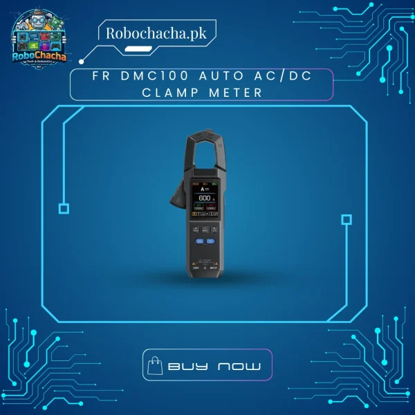 FR DMC100 Professional Digital AC/DC Clamp Meter with True RMS and NCV for Solar and Industrial Testing