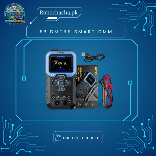 FNIRSI DMT-99 Smart Digital Multimeter with 2.4 inch Color TFT Display and 9999 Counts True RMS