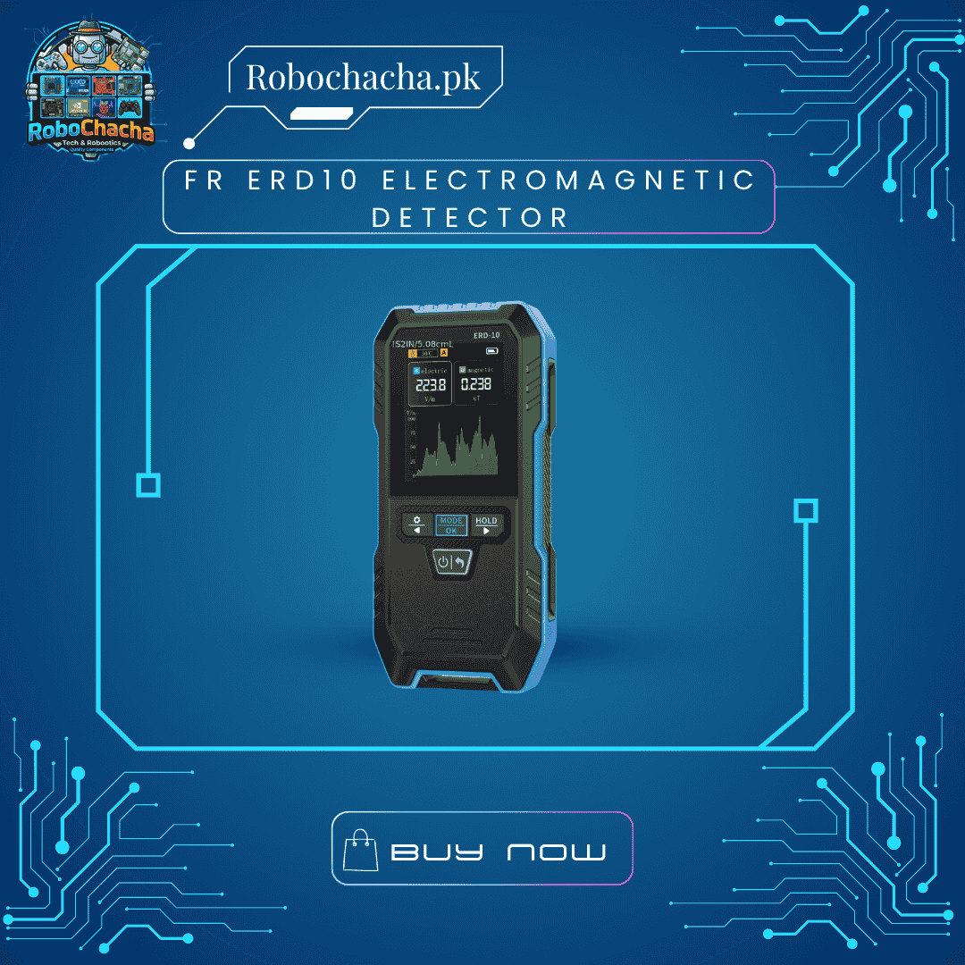 FNIRSI ERD10 3-in-1 Electromagnetic Radiation Detector EMF Meter for WiFi RF and Magnetic Field Detection