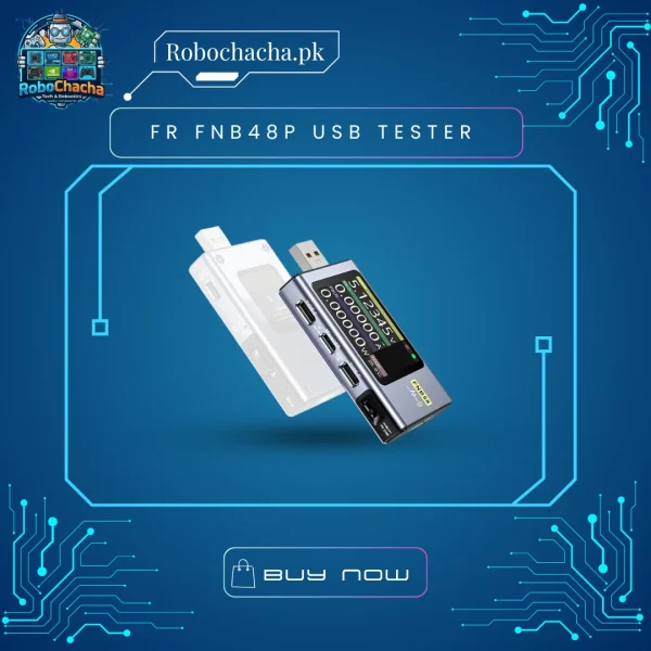 FR FNB48P High-Precision USB Tester with Color LCD and PD/QC Protocol Detection for Mobile Repair and Testing