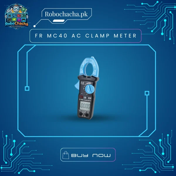 FR MC40 Digital AC Clamp Meter with 600A Current Measurement, NCV Detection, and True RMS