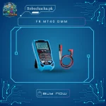 FR MT40 Digital Multimeter DMM with Yellow Protective Cover, Backlit LCD, and Continuity Buzzer for Electronics Testing