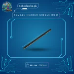 40-Pin Single Row Female Header Strip 2.54mm Pitch PCB Socket for Arduino and Robotics