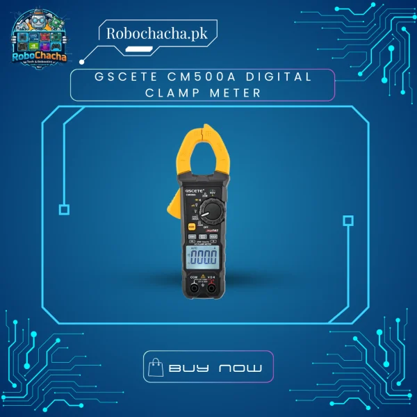 Gscete CM500A Digital Clamp Meter Multimeter for AC Current and Voltage Testing