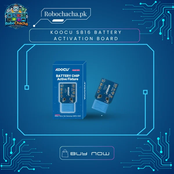 Koocu S816 Battery Activation and Quick Charging Board with Digital Display for iPhone and Android Repair