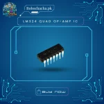 LM324 Quadruple Operational Amplifier (Op-amp) IC in DIP-14 Package for Signal Processing and Robotics