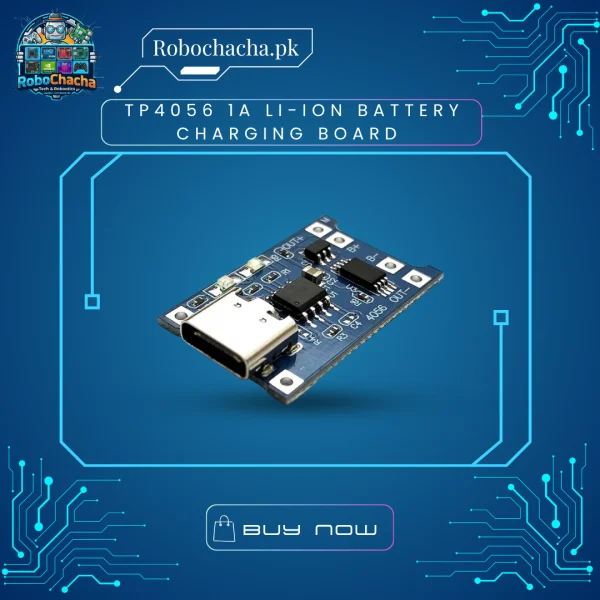 TP4056 1A Li-ion Lithium Battery Charging Module with Micro USB and Battery Protection IC