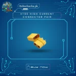 XT90 Male and Female High Current Gold Plated Connector Pair with Heat Shrink/Sheaths for E-Bikes and Drones
