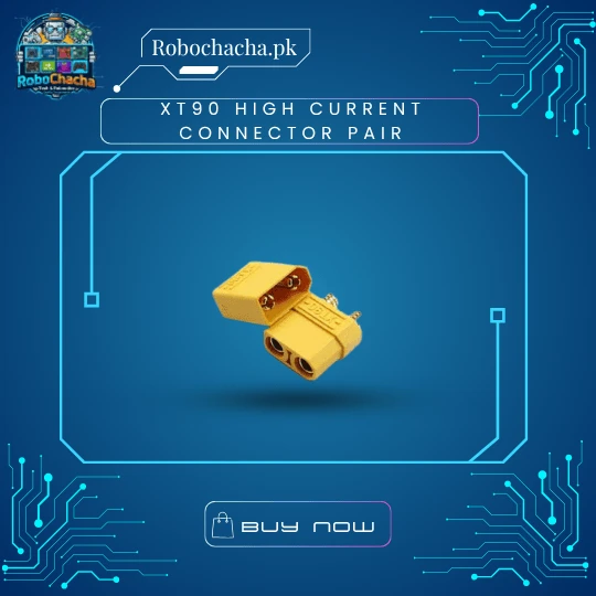 XT90 Male and Female High Current Gold Plated Connector Pair with Heat Shrink/Sheaths for E-Bikes and Drones