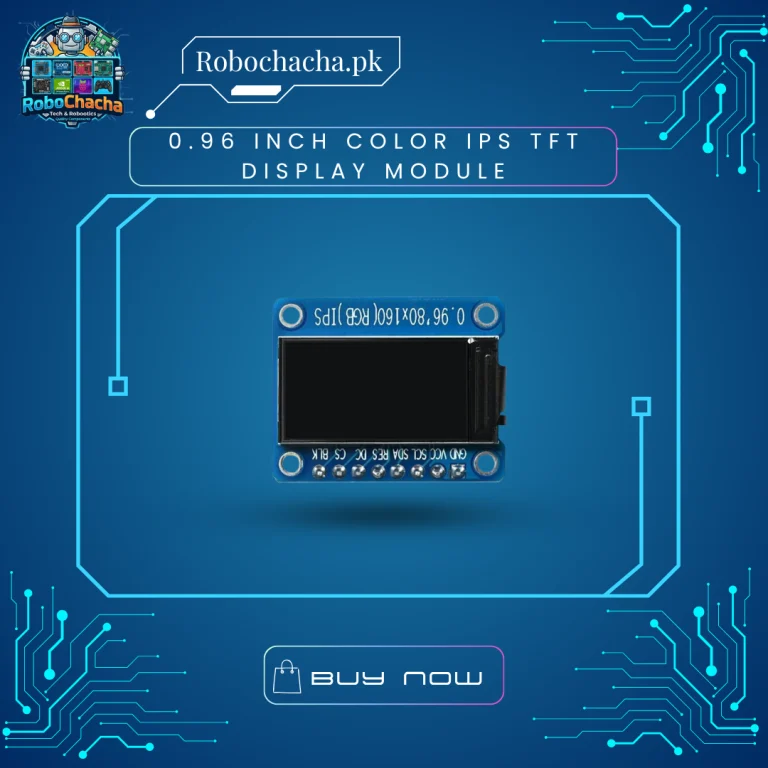 0.96 Inch HD 80x160 Full Color IPS TFT Display Module with 8-Pin SPI Interface and ST7735 Controller for Arduino and ESP32