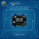 1.3 inch 4-Pin I2C OLED 128x64 Graphic Display Module with SH1106 Controller for Arduino and Robotics
