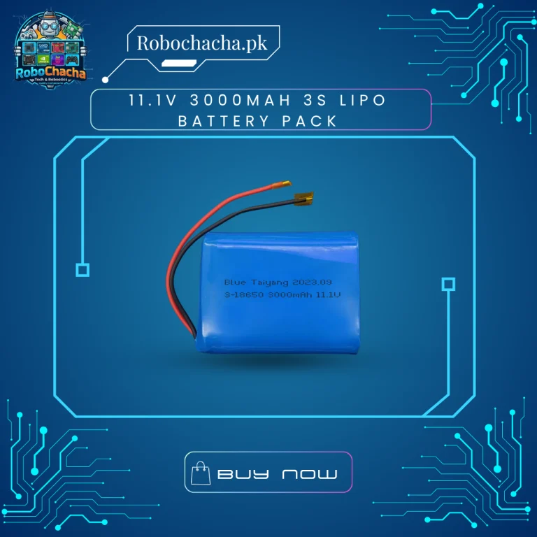 11.1V 3000mAh 3S High Discharge Lithium Polymer (LiPo) Battery Pack for Drones and Robotics