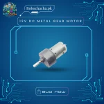 12V DC Metal Gear Motor High Torque All-Metal Reduction Gearbox for Robotics and Industrial Prototypes