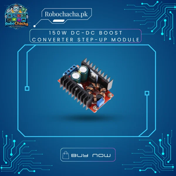 150W DC-DC Adjustable Boost Converter Step-Up Module 10-32V to 12-35V for Laptops and Robotics