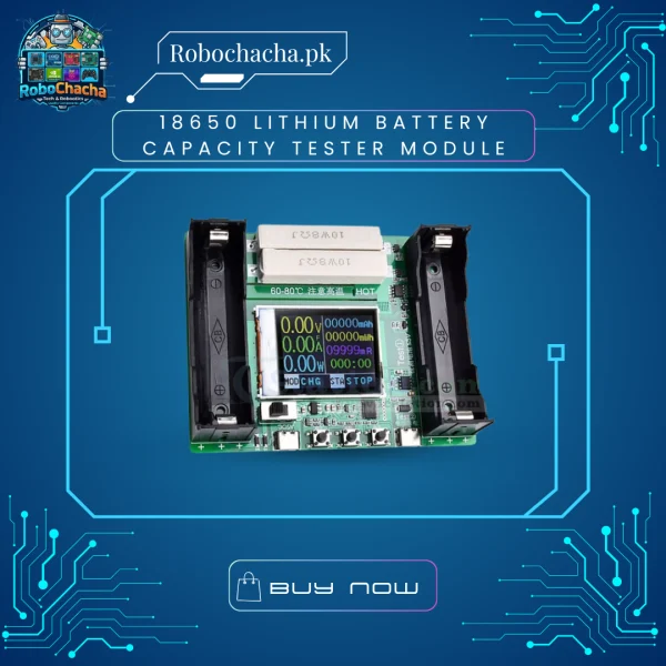 18650 Lithium Ion Battery Capacity Tester Module mAh and mWh Internal Resistance Diagnostic Board