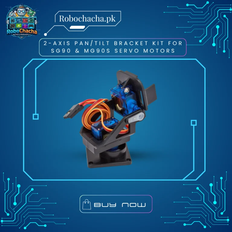 2-Axis Pan and Tilt Bracket Assembly Kit for SG90 and MG90S Servo Motors
